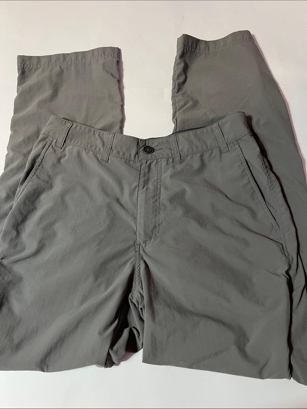ExOfficio Men's Light Gray Hiking Travel Pants Size 30